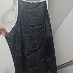 Calvin Klein Black Textured Blouse